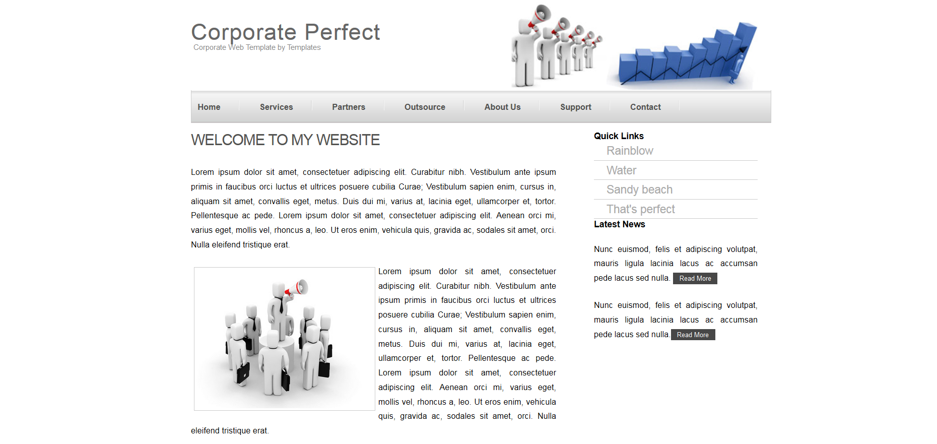 Шаблон сайта Бизнес №398