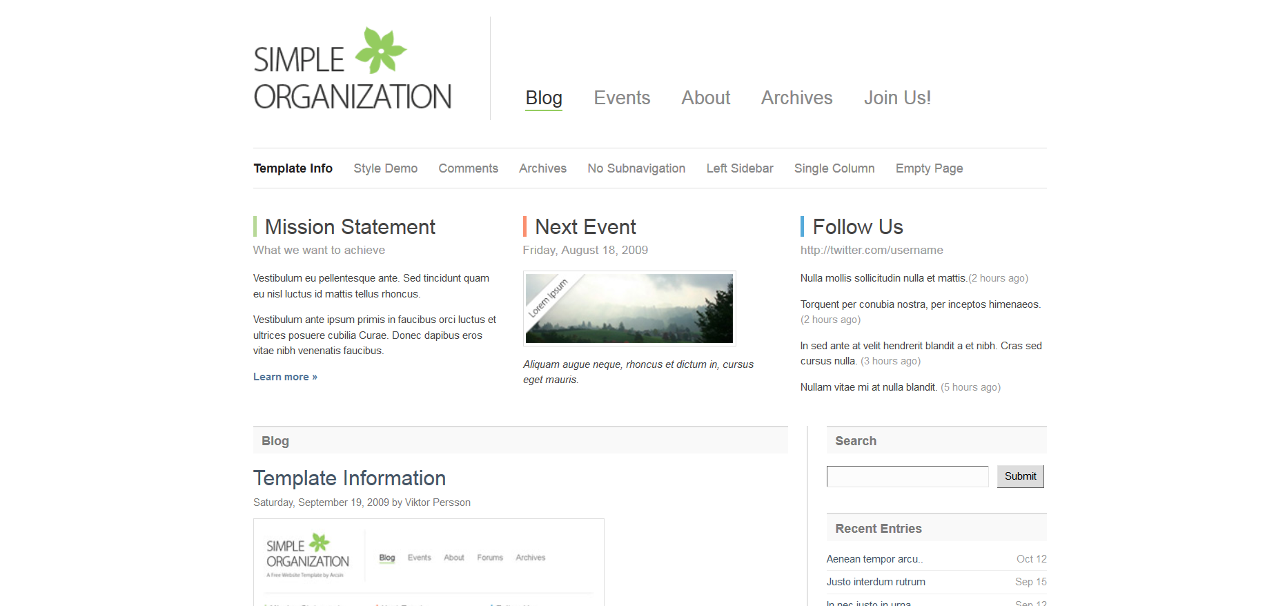 Шаблон сайта Бизнес №402