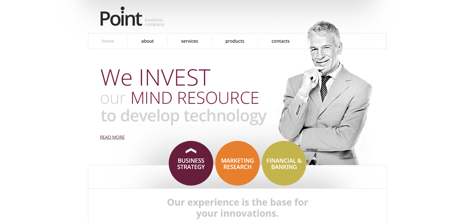 Шаблон сайта Бизнес №57