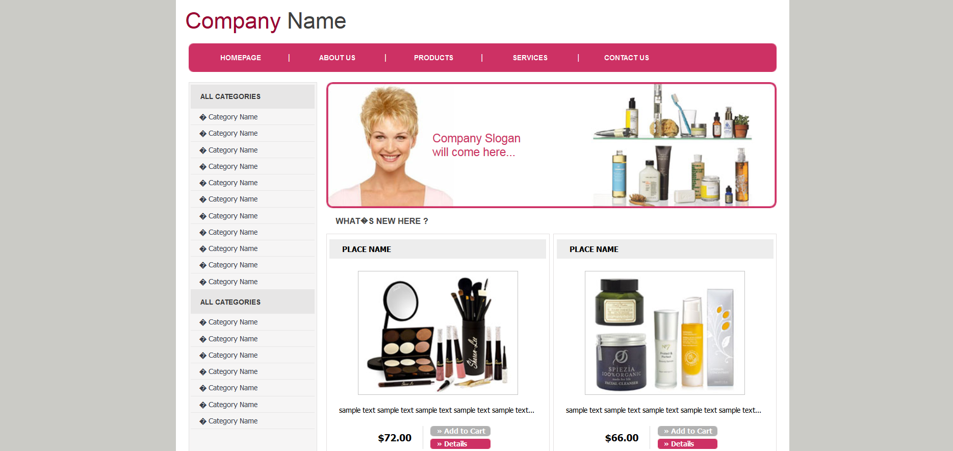 Шаблон сайта Интернет-магазины №394