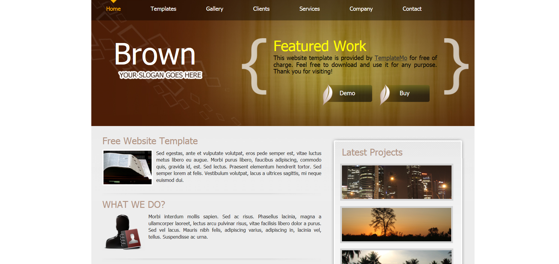 Шаблон сайта Персональные №459